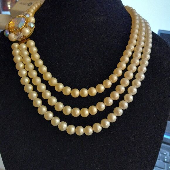 Vintage Park Lane vintage beaded Necklace - Picture 3 of 12